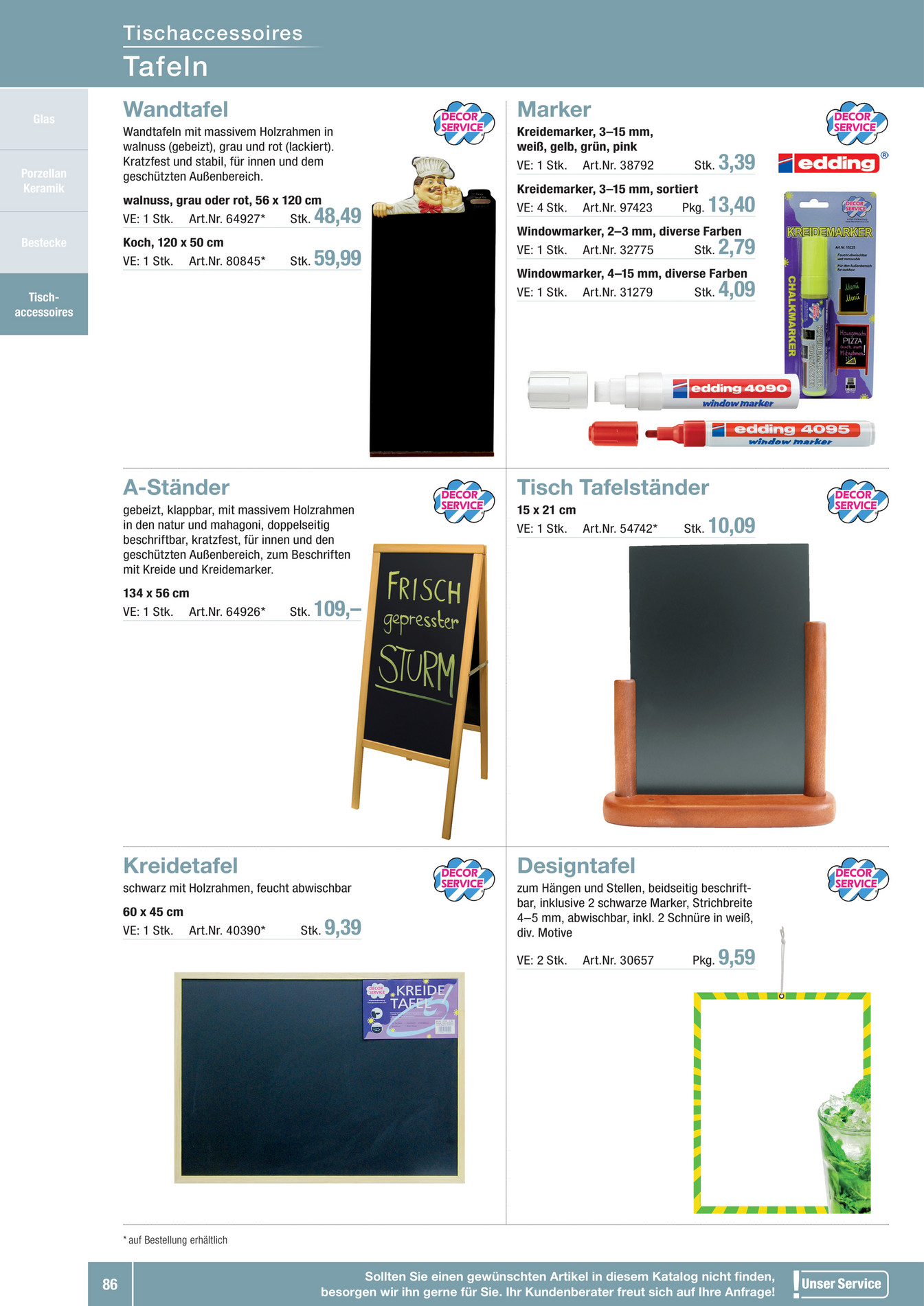 {Tischaccessoires
62} Alles Gastro - Tischaccessoires - Alles für die Gastronomie 2016 ... | {Tischaccessoires
62}