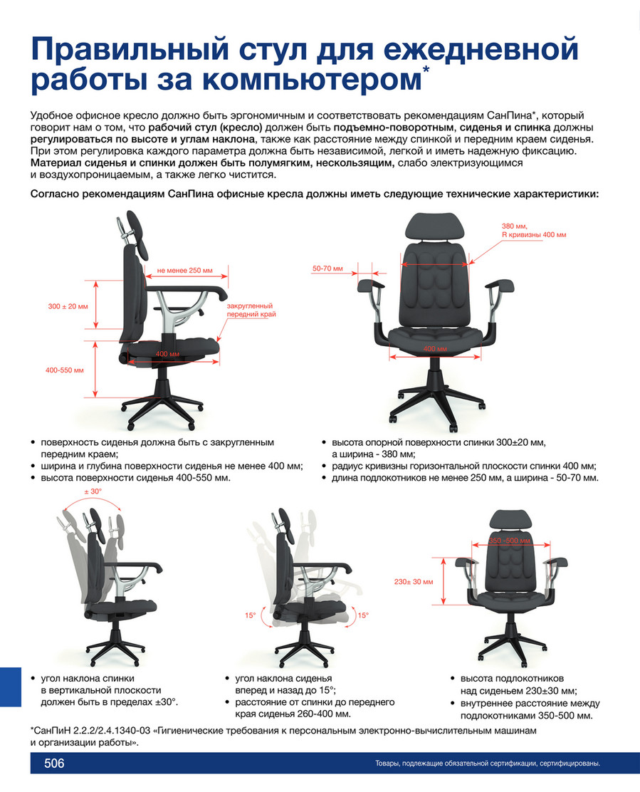 Правильный стул для работы